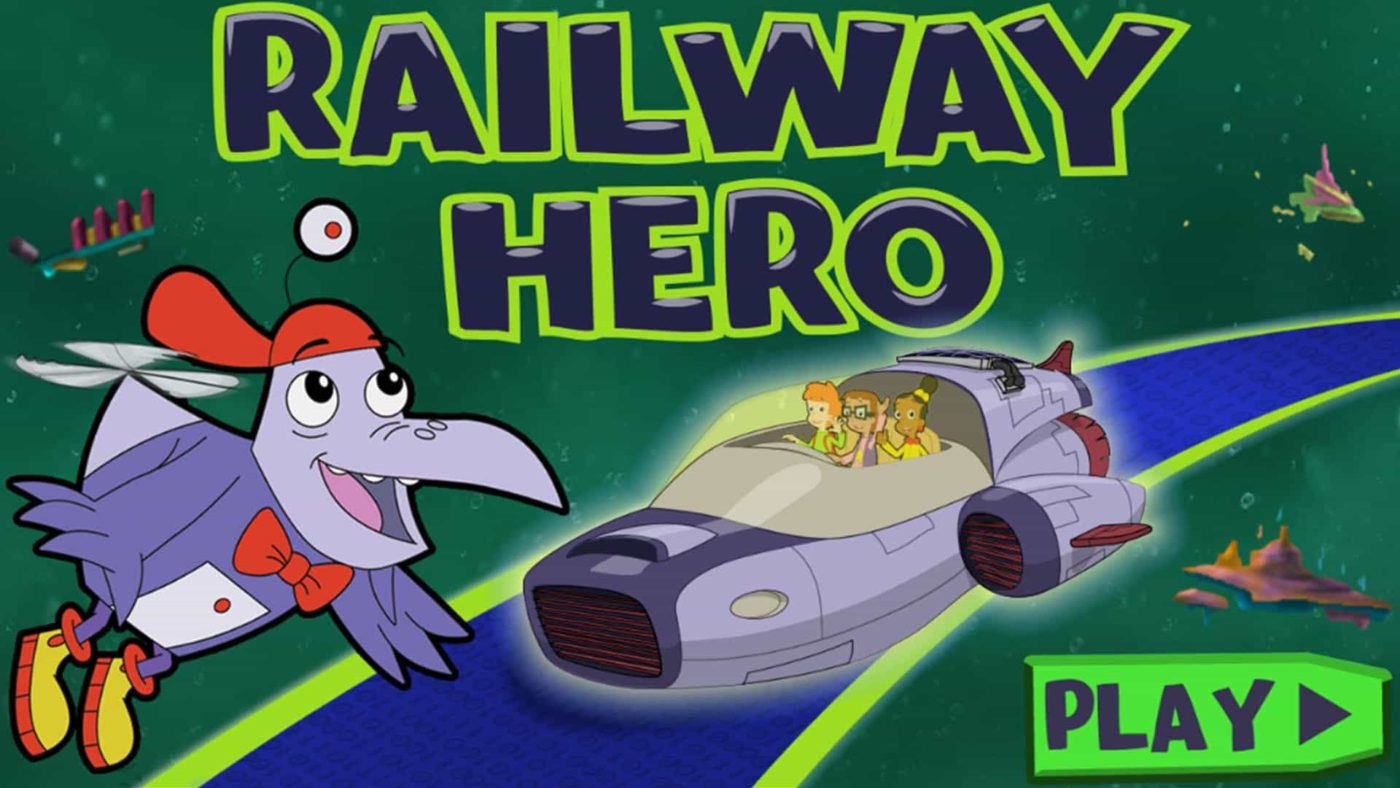 Opening Screen of Railway Hero online game